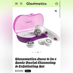 Glossmetics Facial Cleansing Set Purple